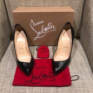 Christian Louboutin Black Corneille Pumps, SZ 36.5
